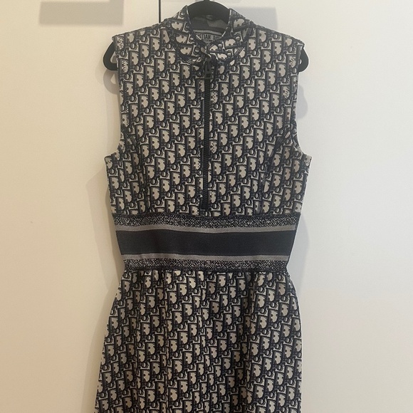 Authentic Christian Dior Oblique Mini Dress - Picture 1 of 5